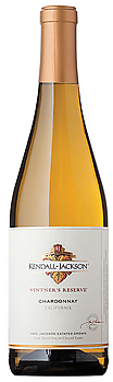 A bottle of Kendall Jackson Chardonnay wine